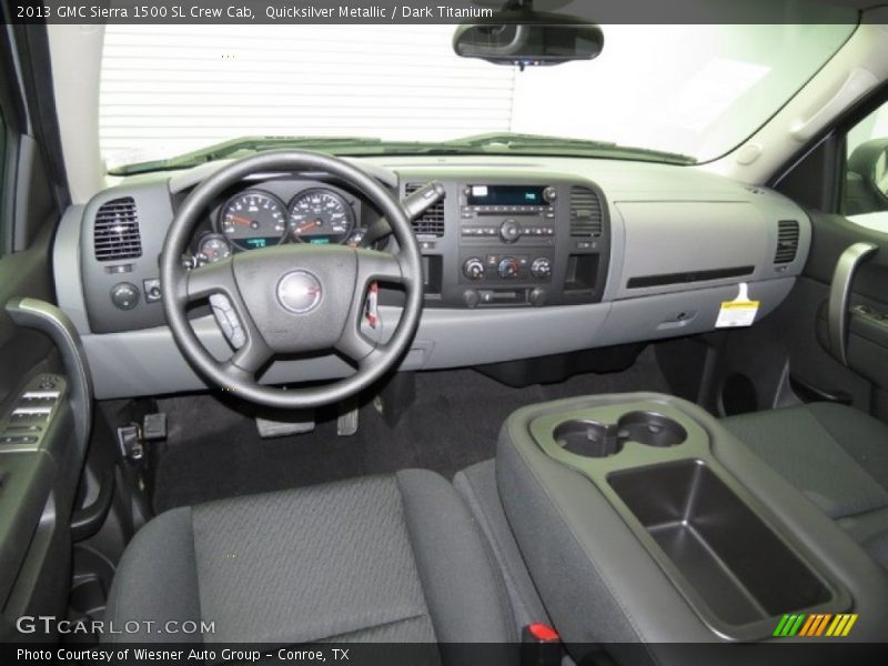 Quicksilver Metallic / Dark Titanium 2013 GMC Sierra 1500 SL Crew Cab