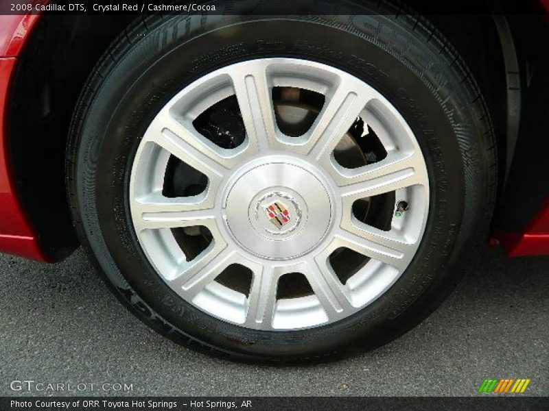 Crystal Red / Cashmere/Cocoa 2008 Cadillac DTS