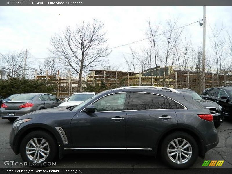 Blue Slate / Graphite 2010 Infiniti FX 35 AWD