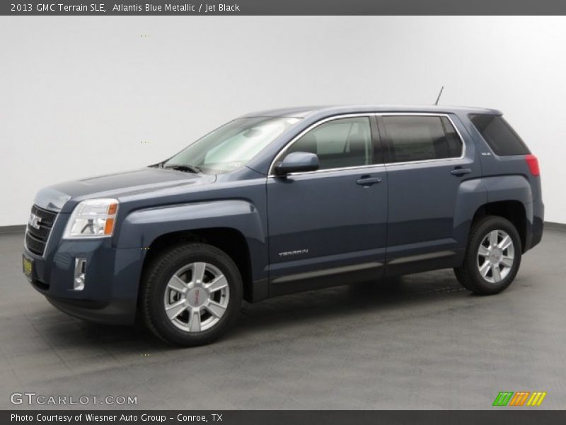 Atlantis Blue Metallic / Jet Black 2013 GMC Terrain SLE