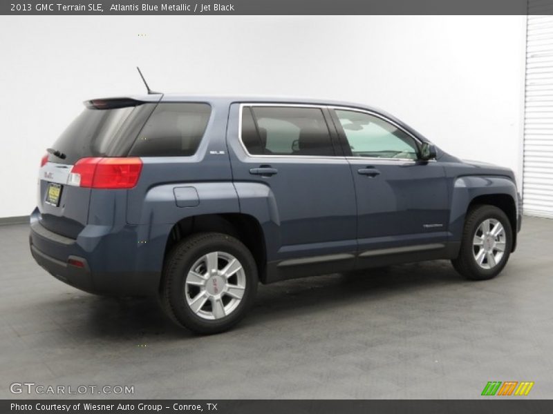 Atlantis Blue Metallic / Jet Black 2013 GMC Terrain SLE