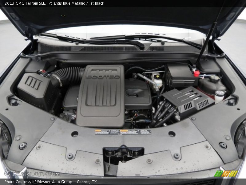 Atlantis Blue Metallic / Jet Black 2013 GMC Terrain SLE