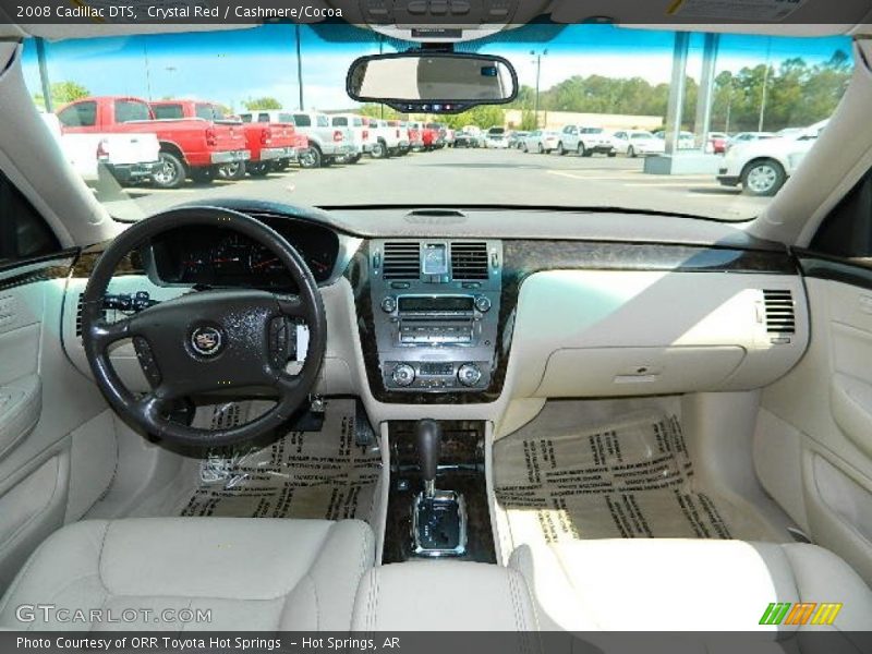 Crystal Red / Cashmere/Cocoa 2008 Cadillac DTS