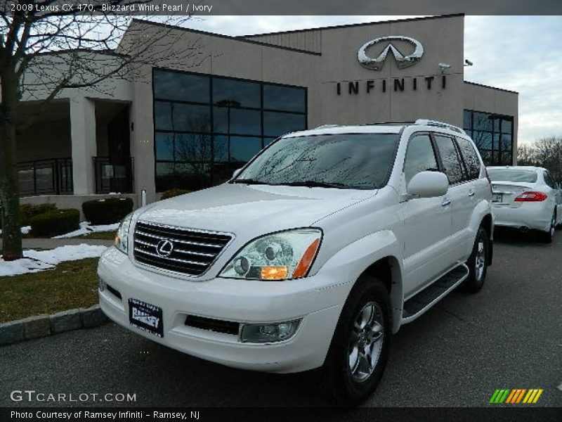 Blizzard White Pearl / Ivory 2008 Lexus GX 470