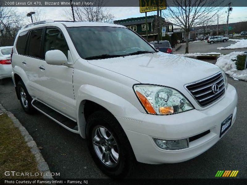 Blizzard White Pearl / Ivory 2008 Lexus GX 470
