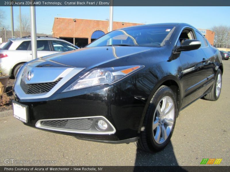 Crystal Black Pearl / Ebony 2010 Acura ZDX AWD Technology