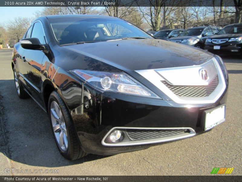 Crystal Black Pearl / Ebony 2010 Acura ZDX AWD Technology
