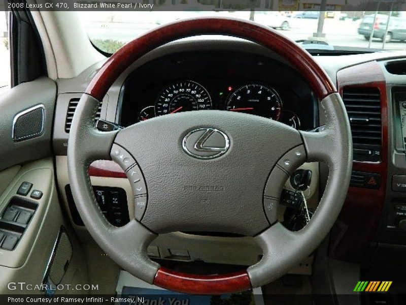 Blizzard White Pearl / Ivory 2008 Lexus GX 470