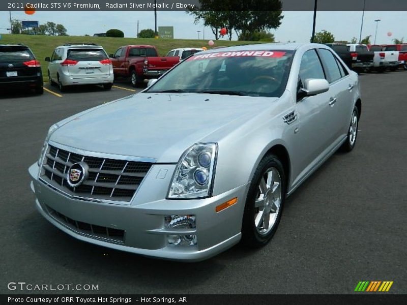 Radiant Silver Metallic / Ebony 2011 Cadillac STS V6 Premium