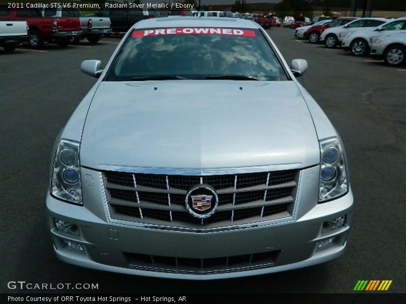 Radiant Silver Metallic / Ebony 2011 Cadillac STS V6 Premium