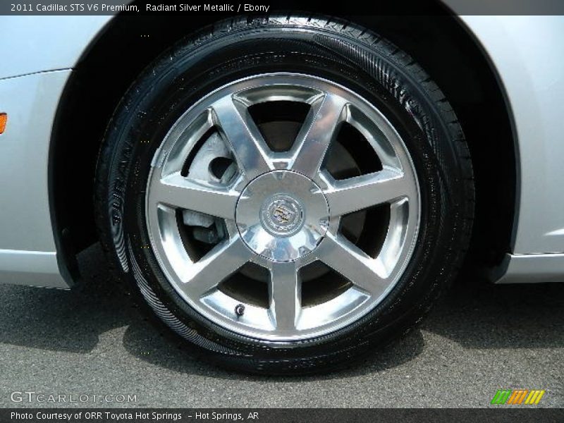 Radiant Silver Metallic / Ebony 2011 Cadillac STS V6 Premium