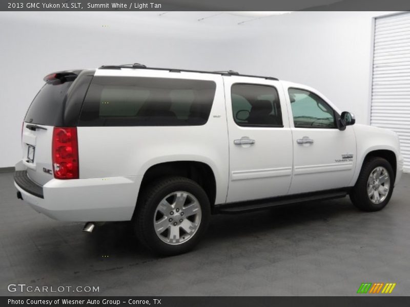 Summit White / Light Tan 2013 GMC Yukon XL SLT
