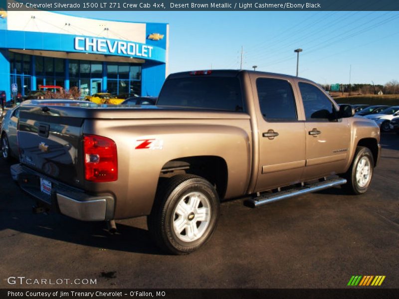 Desert Brown Metallic / Light Cashmere/Ebony Black 2007 Chevrolet Silverado 1500 LT Z71 Crew Cab 4x4