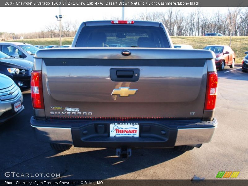 Desert Brown Metallic / Light Cashmere/Ebony Black 2007 Chevrolet Silverado 1500 LT Z71 Crew Cab 4x4