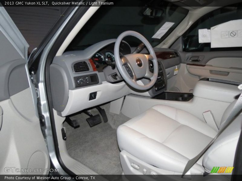 Quicksilver Metallic / Light Titanium 2013 GMC Yukon XL SLT