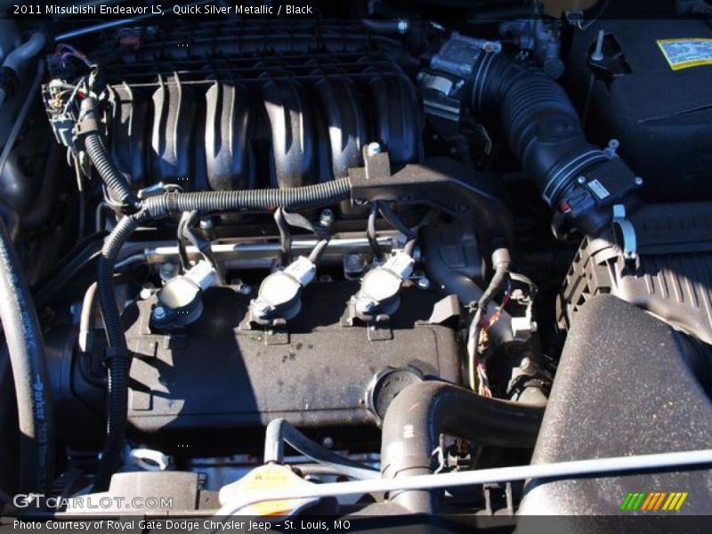 Quick Silver Metallic / Black 2011 Mitsubishi Endeavor LS