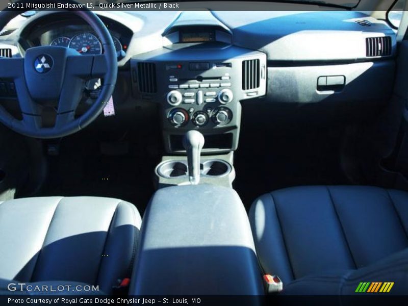 Quick Silver Metallic / Black 2011 Mitsubishi Endeavor LS