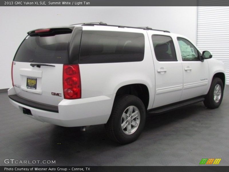 Summit White / Light Tan 2013 GMC Yukon XL SLE