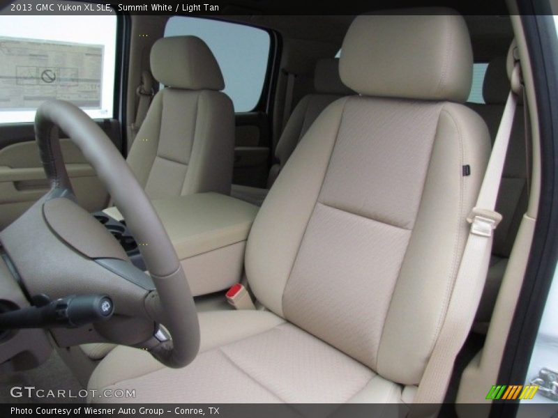 Front Seat of 2013 Yukon XL SLE