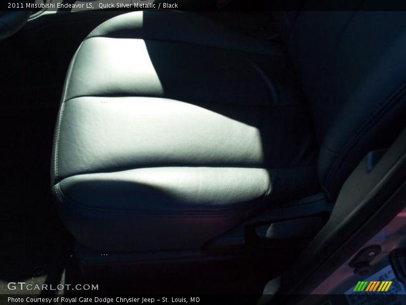 Quick Silver Metallic / Black 2011 Mitsubishi Endeavor LS
