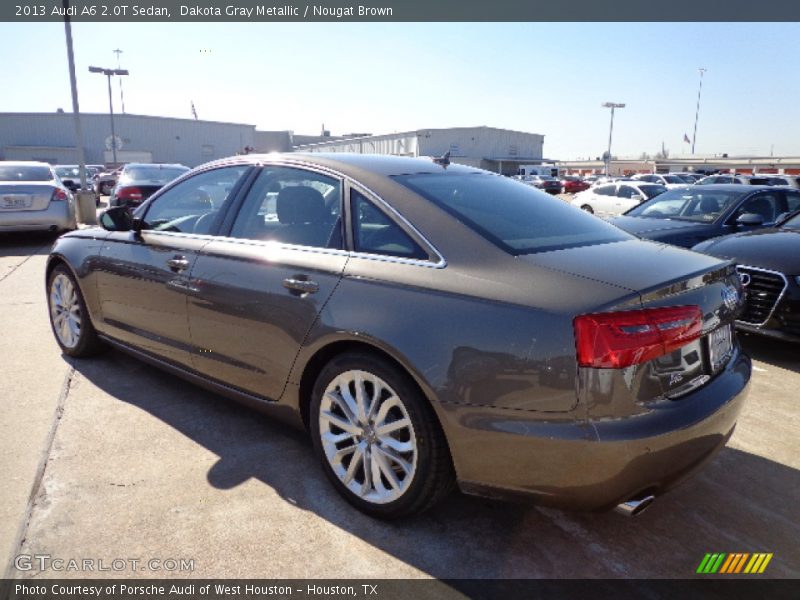 Dakota Gray Metallic / Nougat Brown 2013 Audi A6 2.0T Sedan