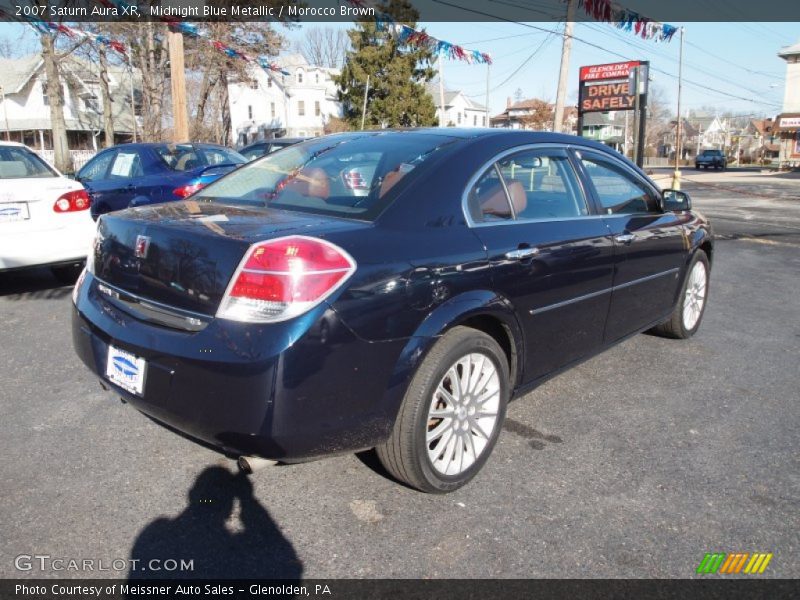 Midnight Blue Metallic / Morocco Brown 2007 Saturn Aura XR