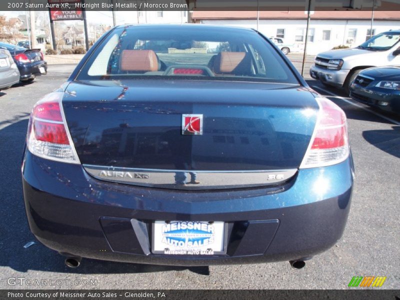 Midnight Blue Metallic / Morocco Brown 2007 Saturn Aura XR