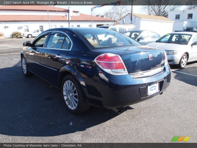 Midnight Blue Metallic / Morocco Brown 2007 Saturn Aura XR