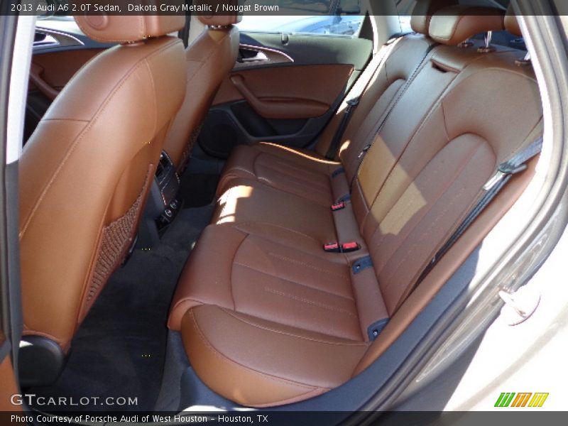 Dakota Gray Metallic / Nougat Brown 2013 Audi A6 2.0T Sedan