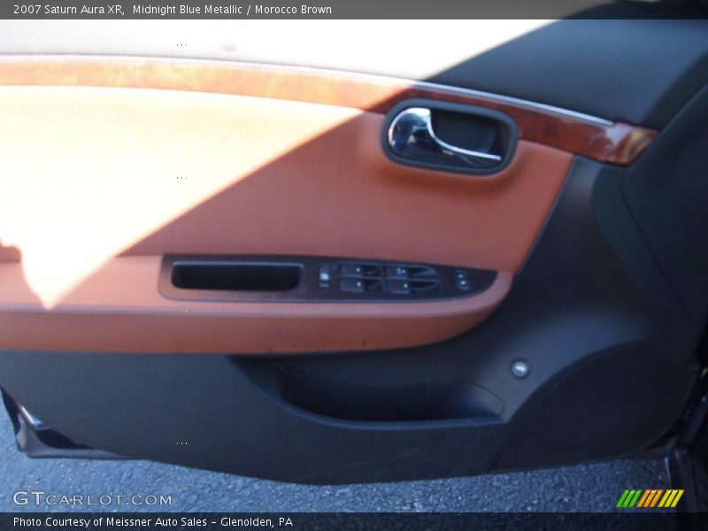 Midnight Blue Metallic / Morocco Brown 2007 Saturn Aura XR
