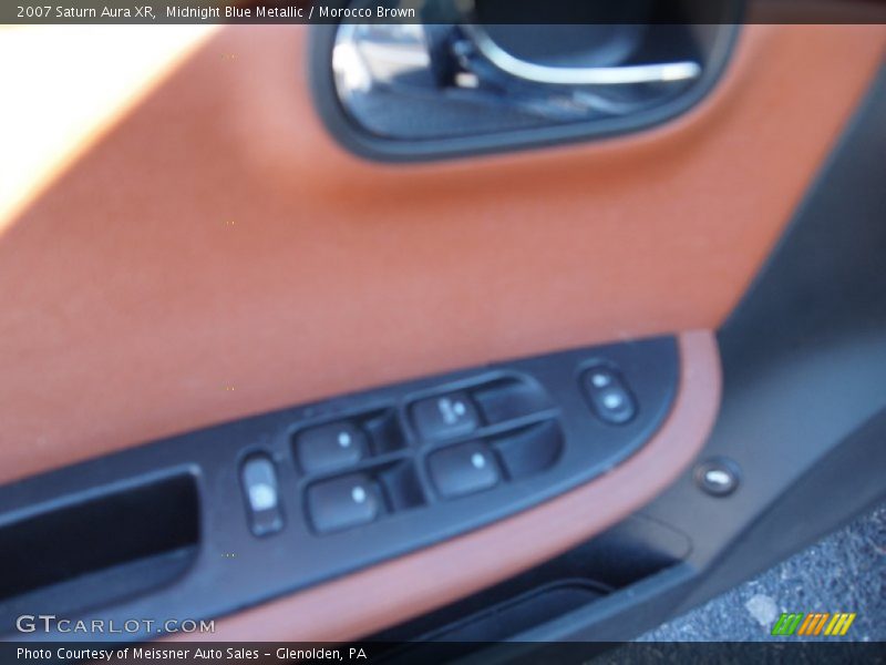 Midnight Blue Metallic / Morocco Brown 2007 Saturn Aura XR