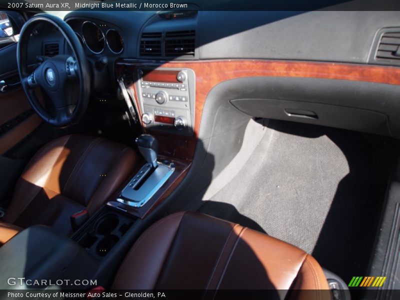Midnight Blue Metallic / Morocco Brown 2007 Saturn Aura XR