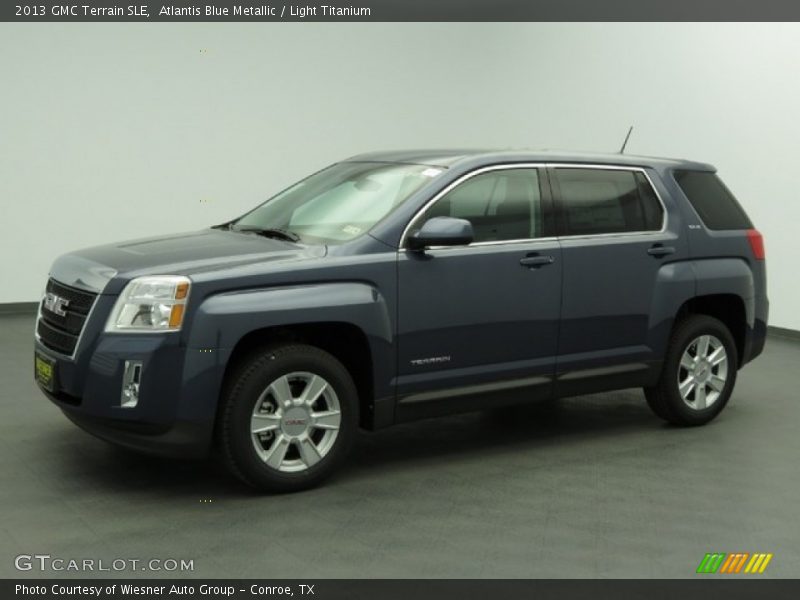 Atlantis Blue Metallic / Light Titanium 2013 GMC Terrain SLE