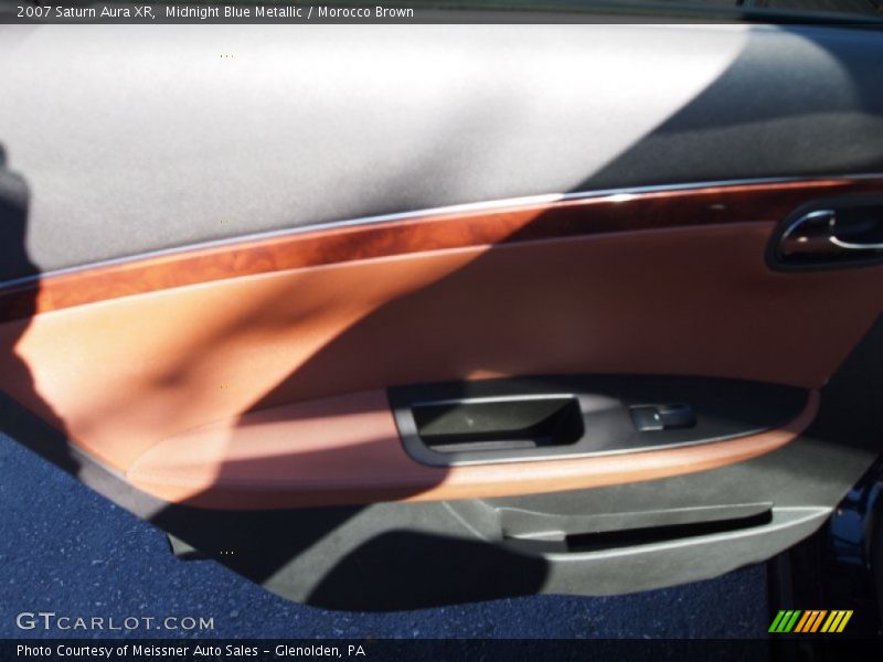 Midnight Blue Metallic / Morocco Brown 2007 Saturn Aura XR