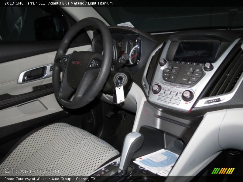 Atlantis Blue Metallic / Light Titanium 2013 GMC Terrain SLE