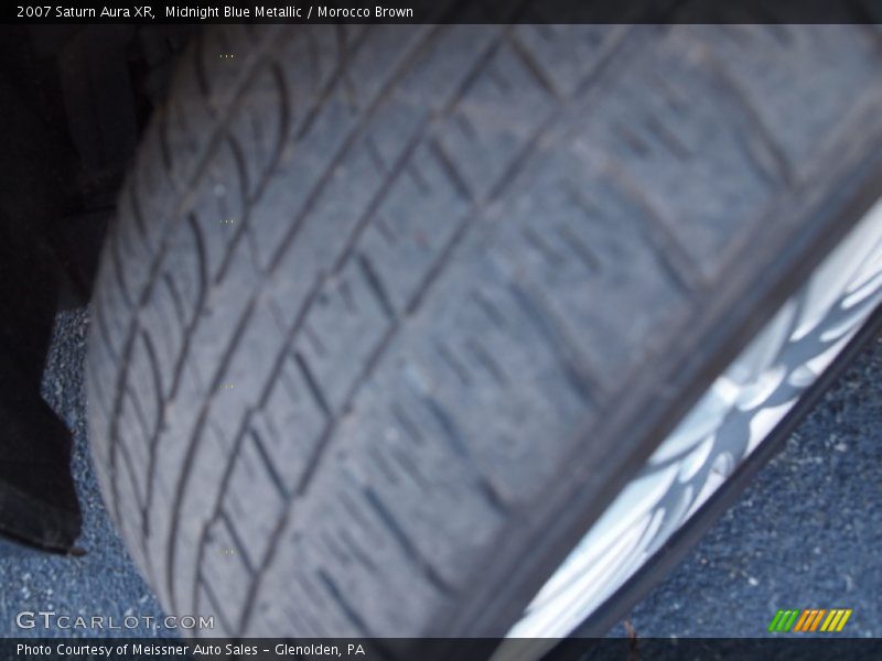 Midnight Blue Metallic / Morocco Brown 2007 Saturn Aura XR