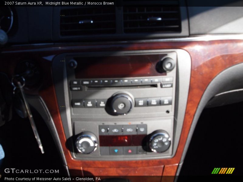 Midnight Blue Metallic / Morocco Brown 2007 Saturn Aura XR