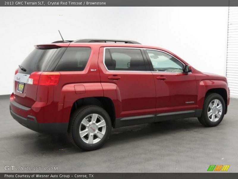 Crystal Red Tintcoat / Brownstone 2013 GMC Terrain SLT