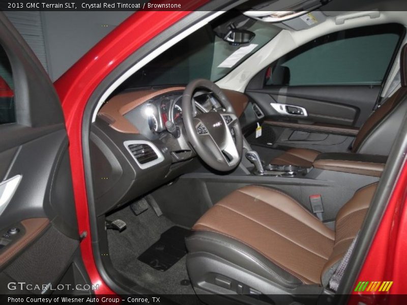 Crystal Red Tintcoat / Brownstone 2013 GMC Terrain SLT