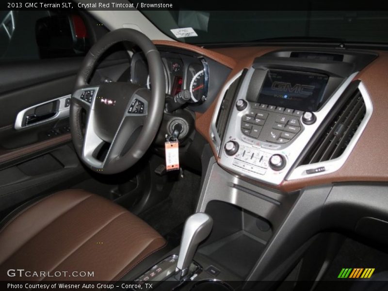 Crystal Red Tintcoat / Brownstone 2013 GMC Terrain SLT