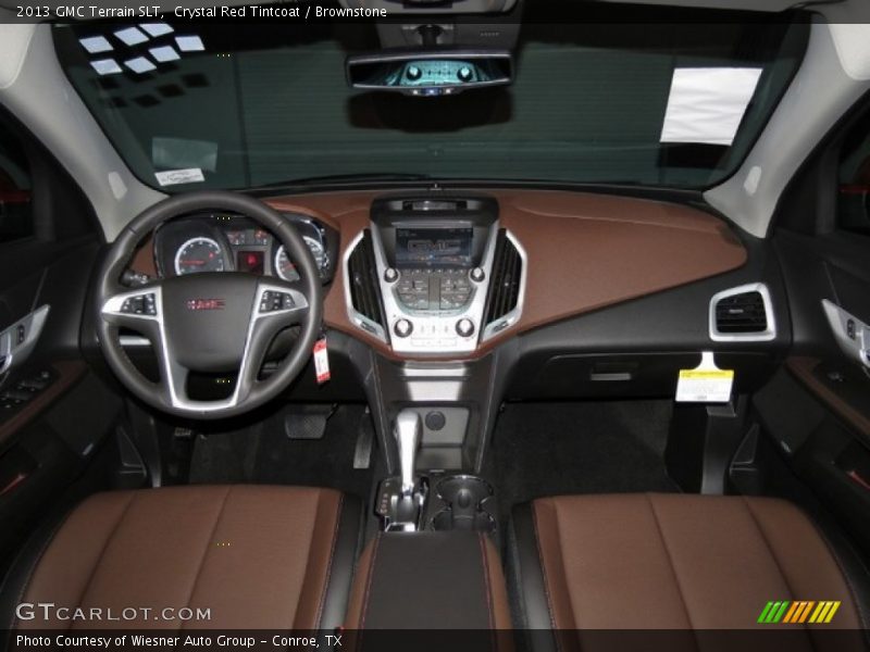 Crystal Red Tintcoat / Brownstone 2013 GMC Terrain SLT