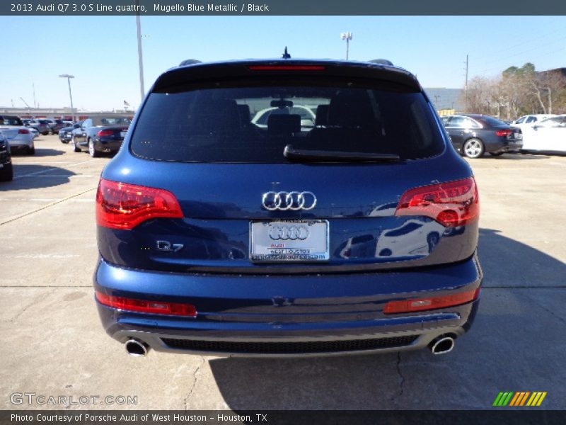Mugello Blue Metallic / Black 2013 Audi Q7 3.0 S Line quattro