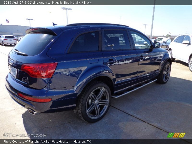 Mugello Blue Metallic / Black 2013 Audi Q7 3.0 S Line quattro