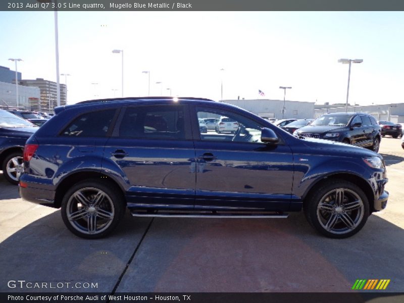 Mugello Blue Metallic / Black 2013 Audi Q7 3.0 S Line quattro