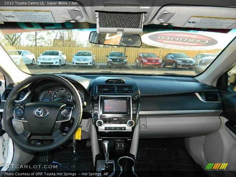 Super White / Ash 2012 Toyota Camry LE
