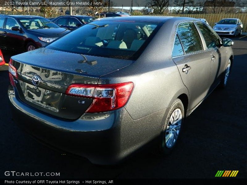 Magnetic Gray Metallic / Ivory 2012 Toyota Camry LE