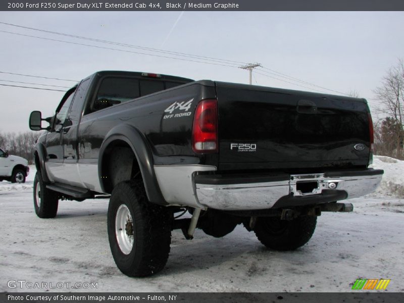 Black / Medium Graphite 2000 Ford F250 Super Duty XLT Extended Cab 4x4