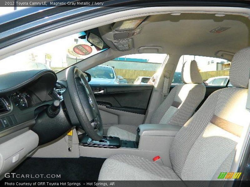 Magnetic Gray Metallic / Ivory 2012 Toyota Camry LE