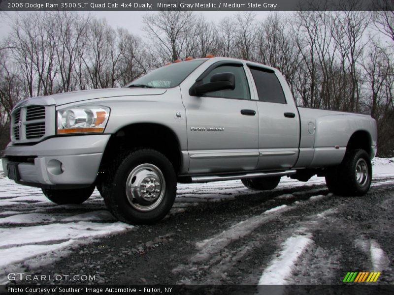 Mineral Gray Metallic / Medium Slate Gray 2006 Dodge Ram 3500 SLT Quad Cab 4x4 Dually