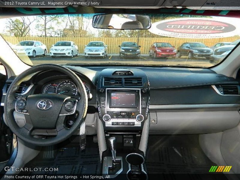 Magnetic Gray Metallic / Ivory 2012 Toyota Camry LE